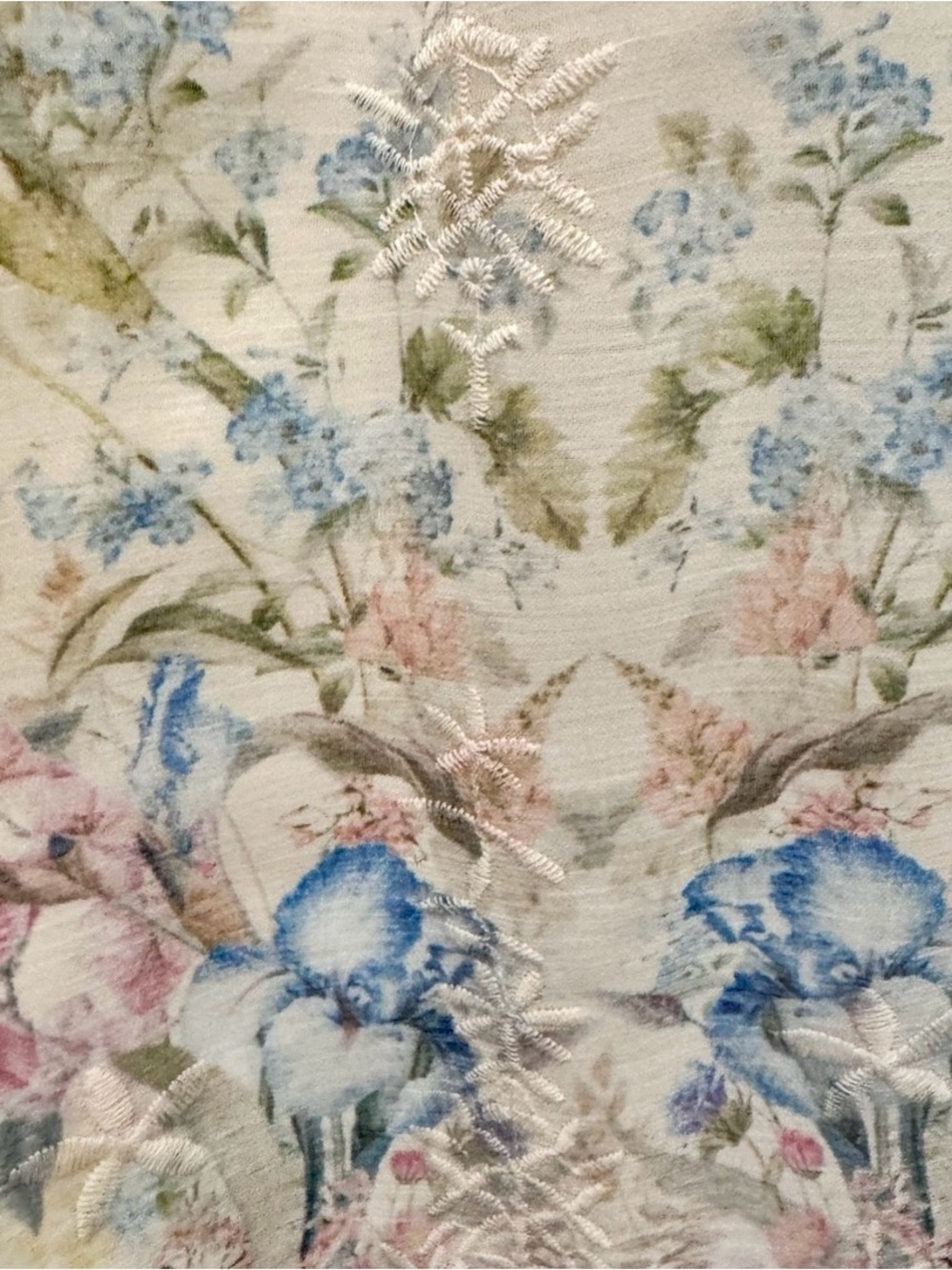 Commense Cream Floral Midi Dress - Picture 8 of 11